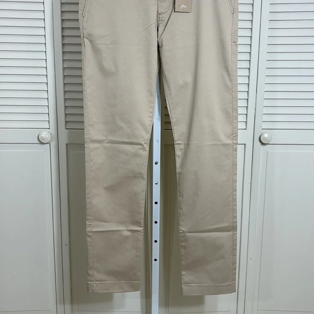 NWT J.Crew 484 Slim-Fit Stretch Tech Chino Pant 33 x 34